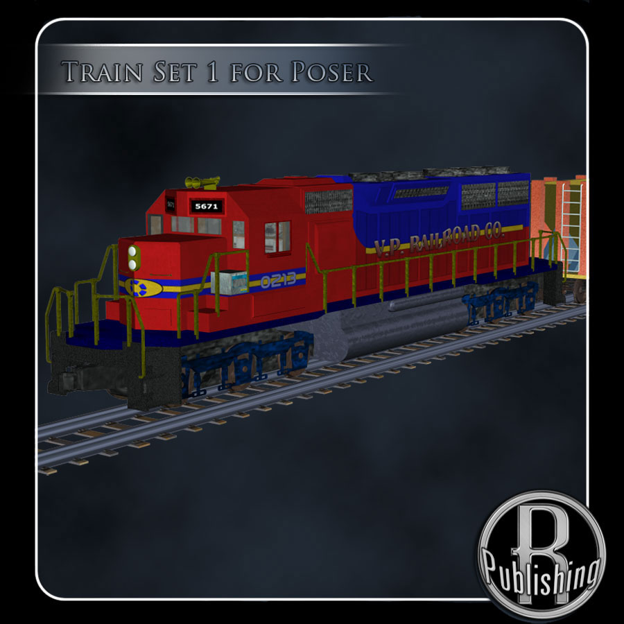 Train Set 1 Poser & OBJ by N/A