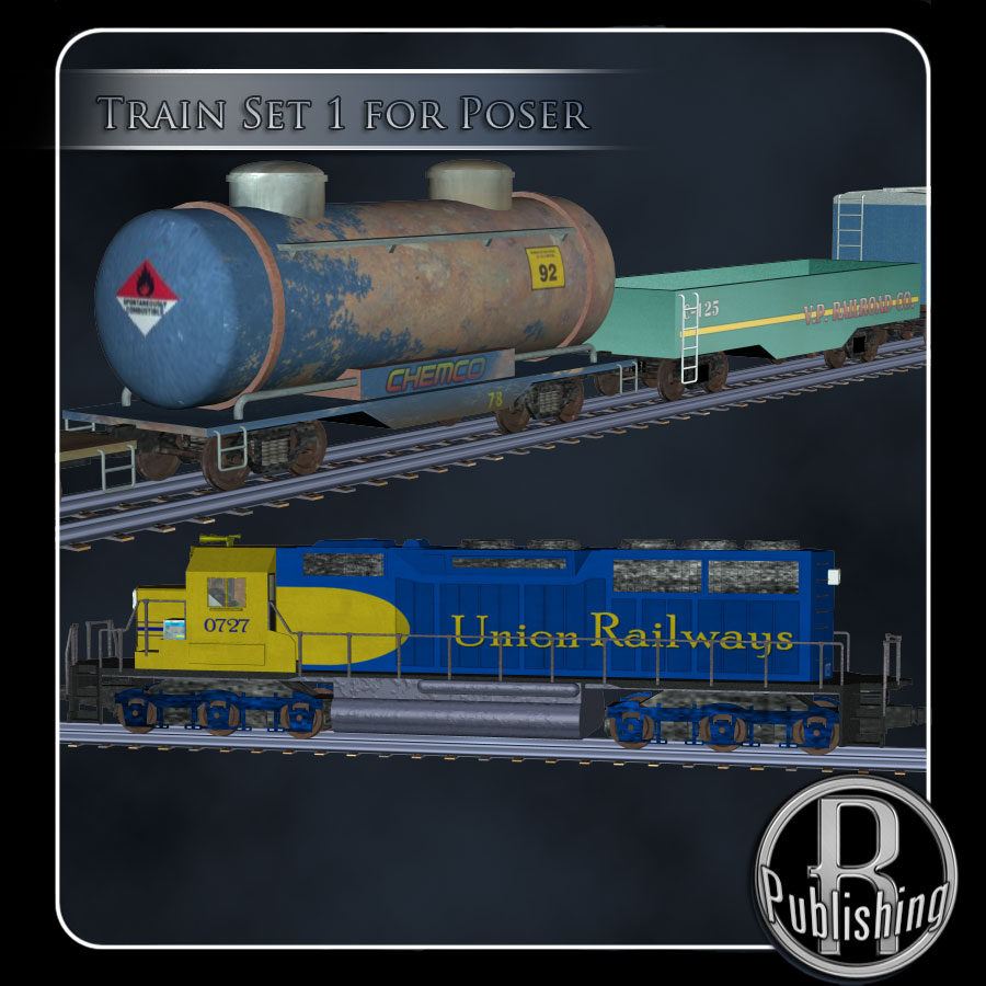 Train Set 1 Poser & OBJ by N/A