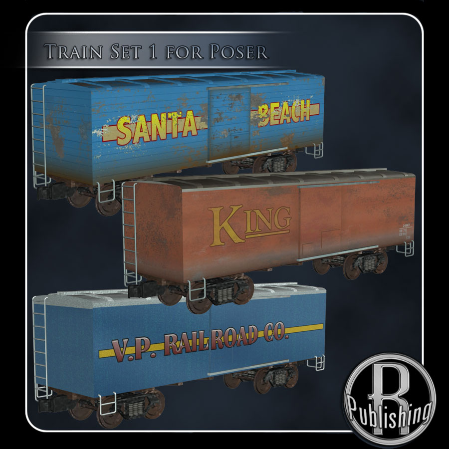 Train Set 1 Poser & OBJ by N/A