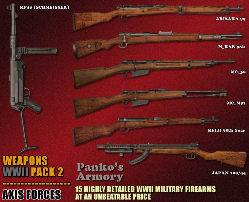 WWII Weapons -Pack 2_Axis Forces by N/A