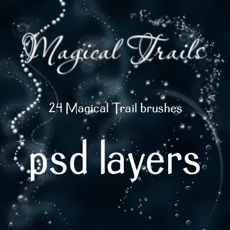 Magical Trails - PSD files by N/A