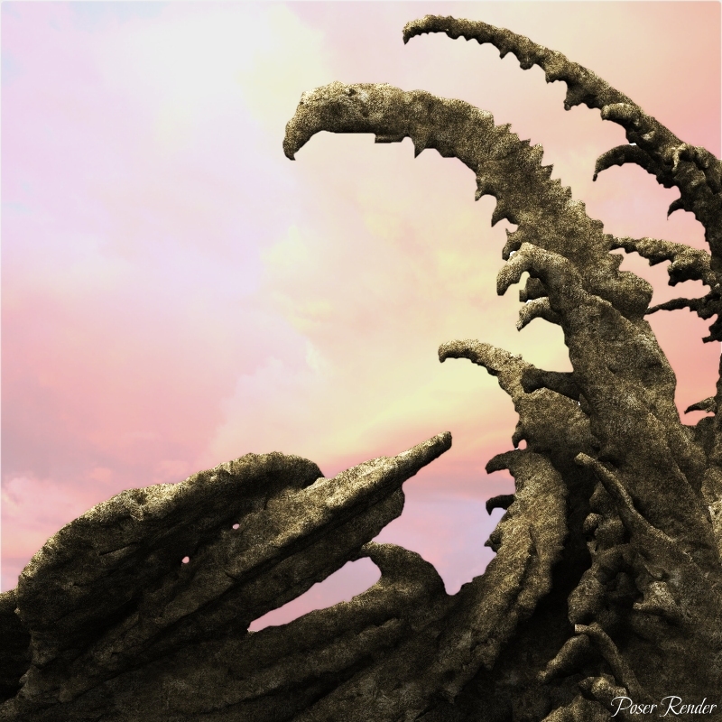 Fantasy Rock Formations by N/A