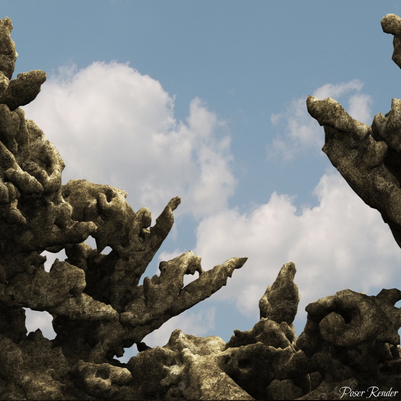 Fantasy Rock Formations by N/A