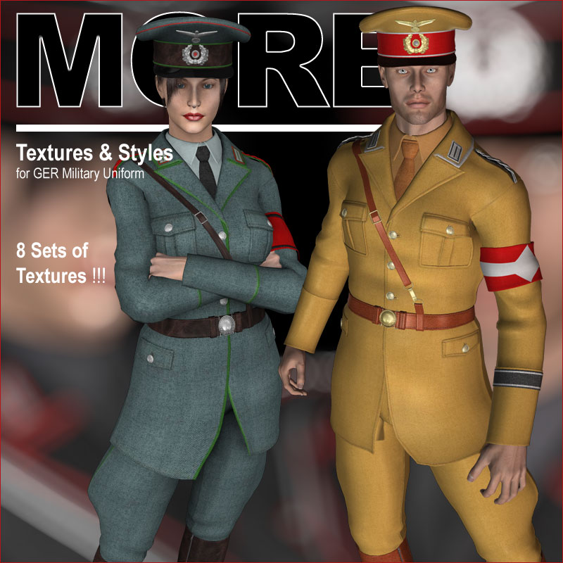 MORE Textures & Styles for GER Military Uniform by N/A