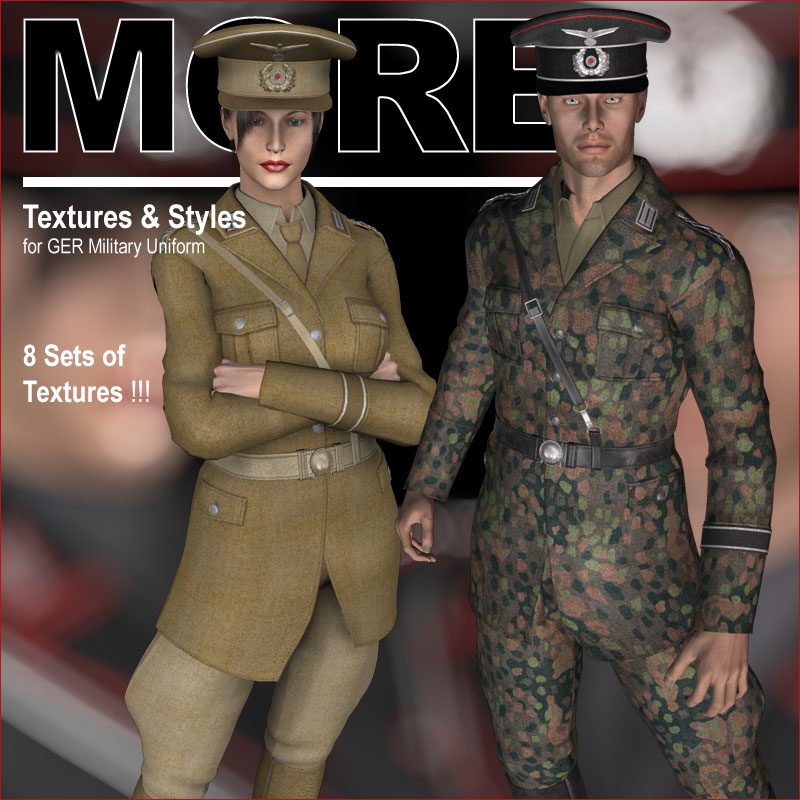 MORE Textures & Styles for GER Military Uniform by N/A