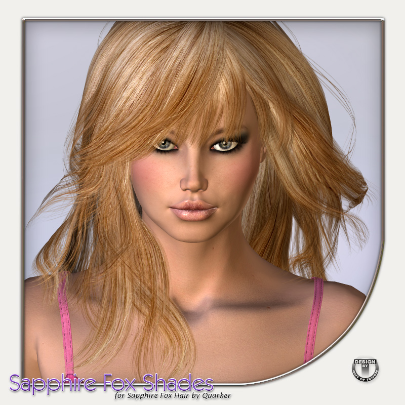 Sapphire Fox Shades Textures for Sapphire Fox Hair by Quarker by N/A