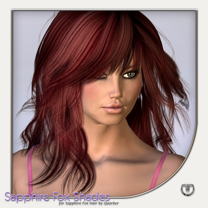 Sapphire Fox Shades Textures for Sapphire Fox Hair by Quarker by N/A