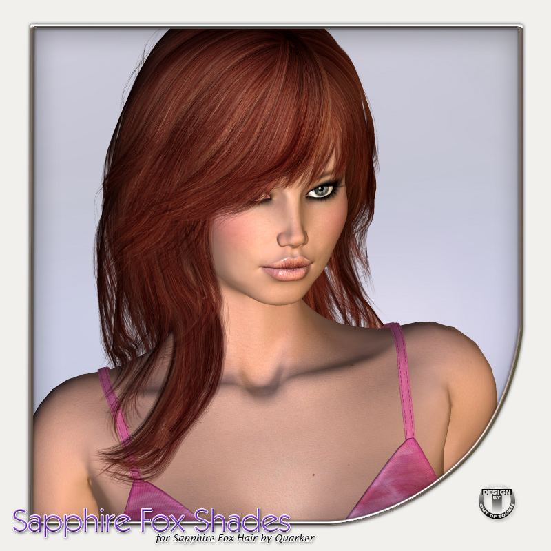 Sapphire Fox Shades Textures for Sapphire Fox Hair by Quarker by N/A