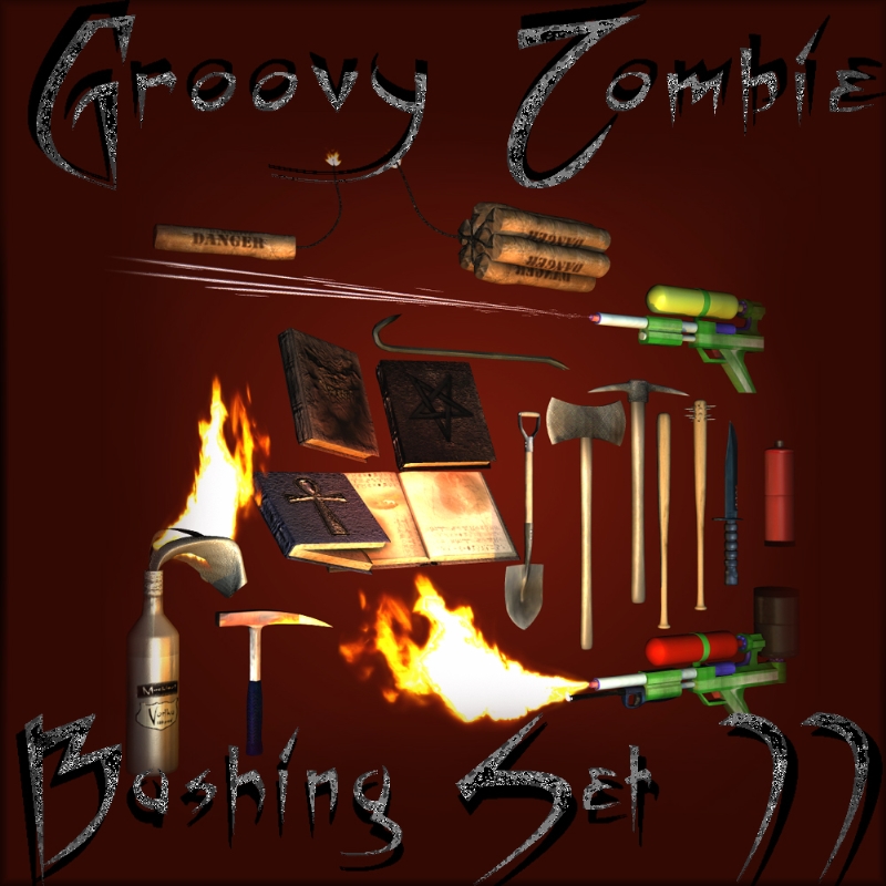 Mock's Groovy Zombie Bashing Set 2 by N/A