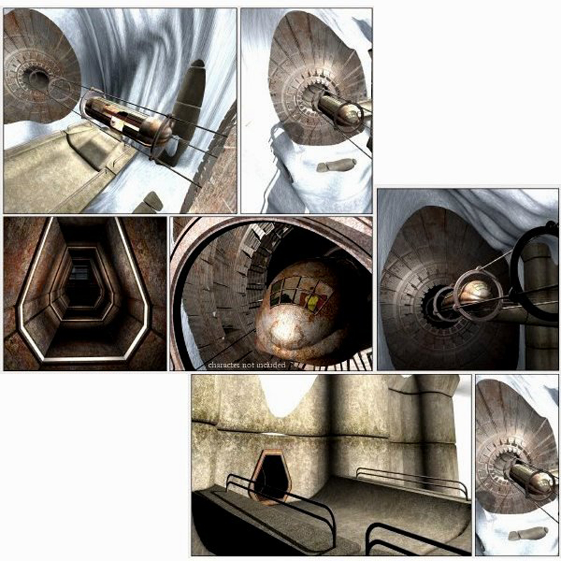 Caverns of Saturn (Poser, OBJ, Vue) by N/A