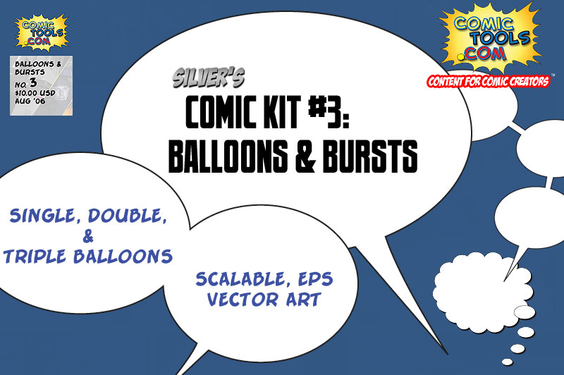 Comic Kit #3 Balloons & Bursts by N/A