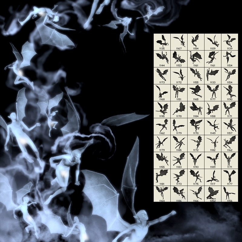 50 Photoshop Brushes of Demons by N/A