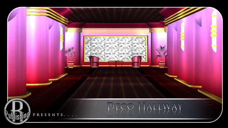 Deco Hallway (Poser and OBJ) by N/A