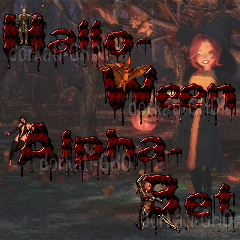 Halloween Alphabet by N/A