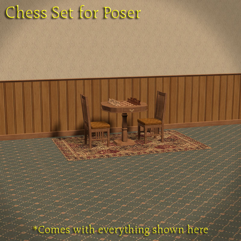 Chess Set for Poser by N/A