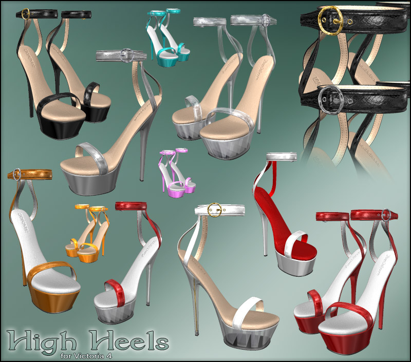 HighHeel Shoes for V4 by N/A