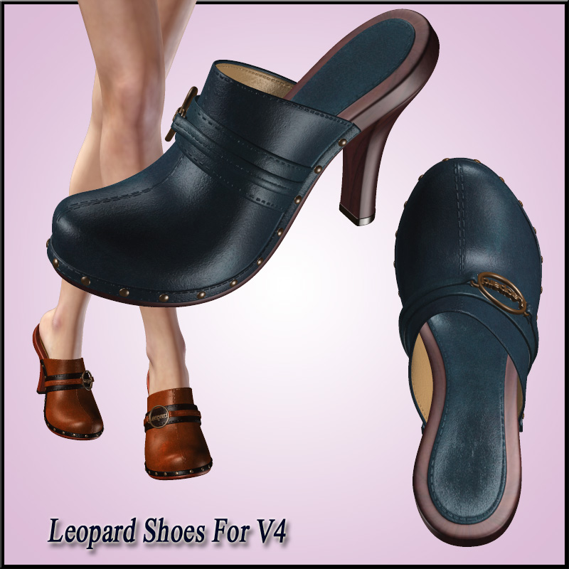 Leopard Shoes For V4 by N/A