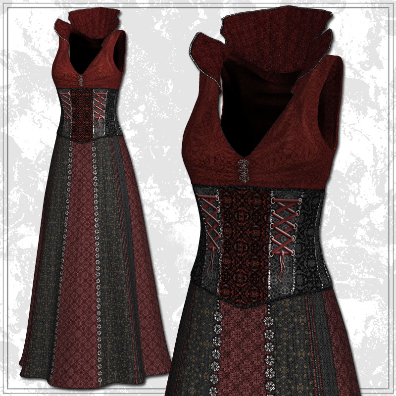 V4 Gown and HighHeels by N/A