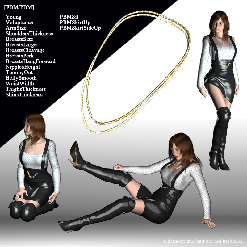 High Waist Line Skirt for V4 by N/A