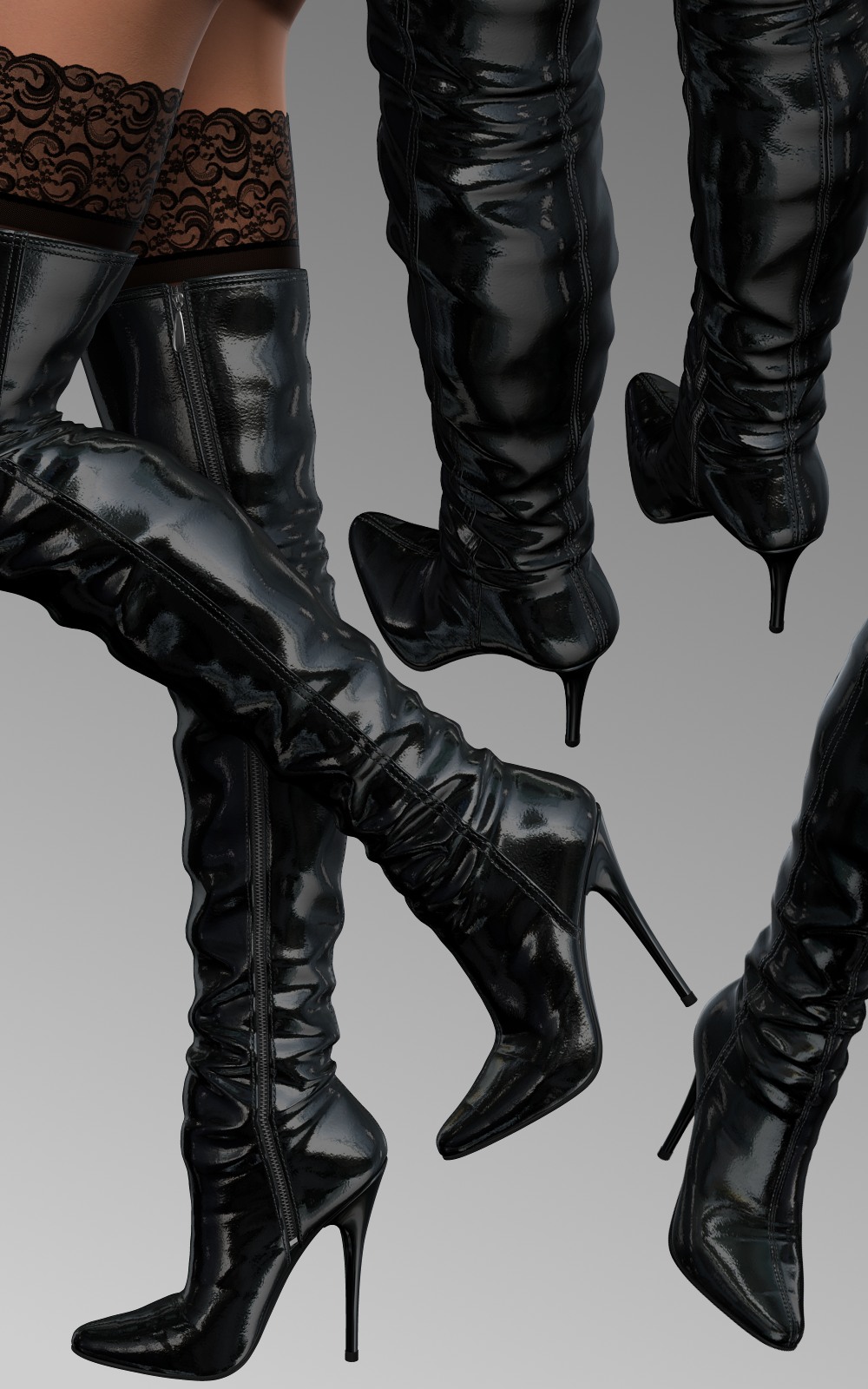 Thigh-Boot For V4 by N/A