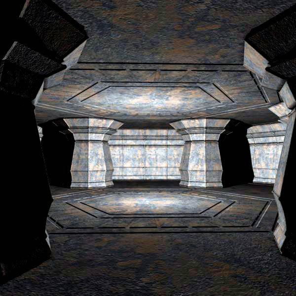 Hexagon Hall (Poser & OBJ) by N/A