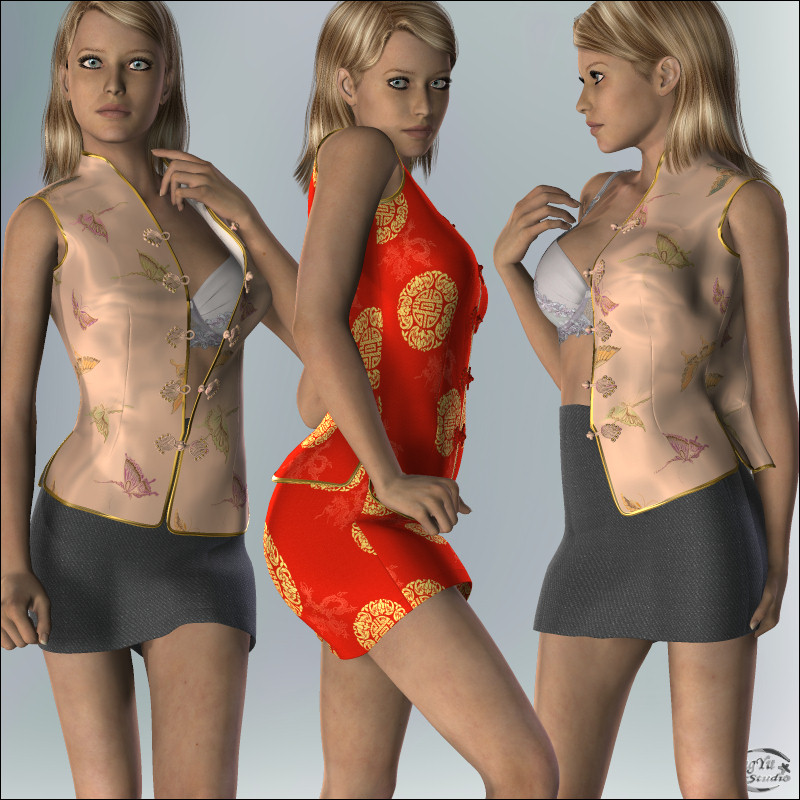 Hongyu's Cheongsam for V4 by N/A