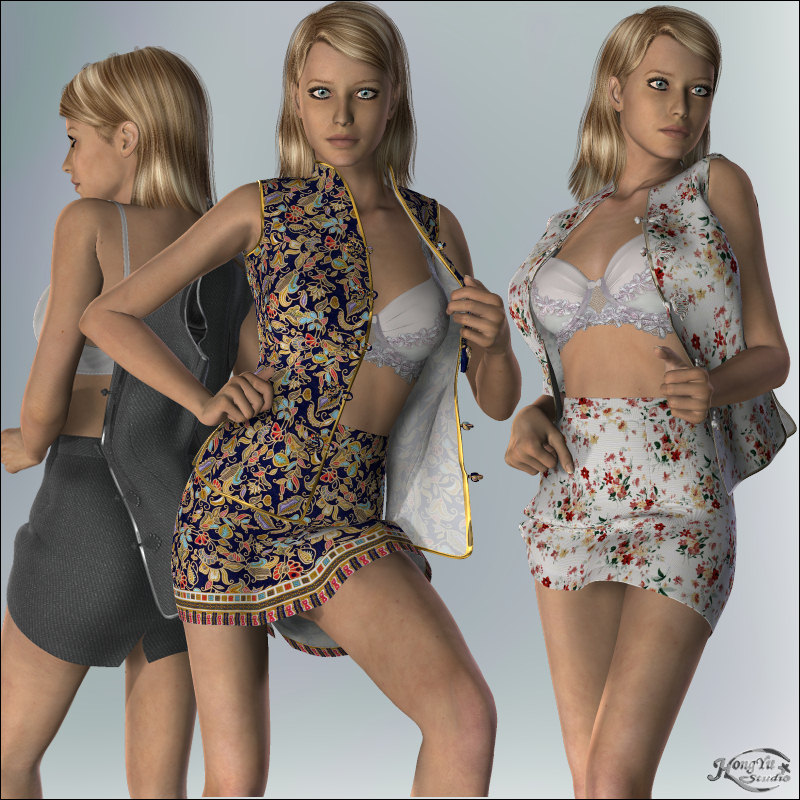 Hongyu's Cheongsam for V4 by N/A