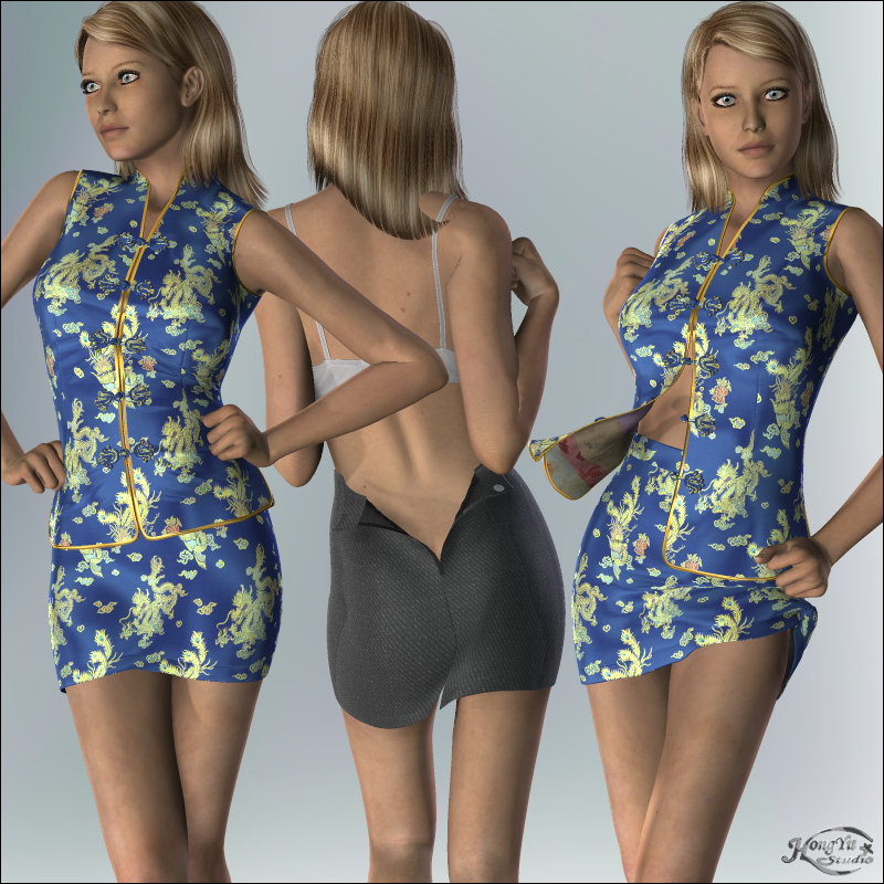 Hongyu's Cheongsam for V4 by N/A