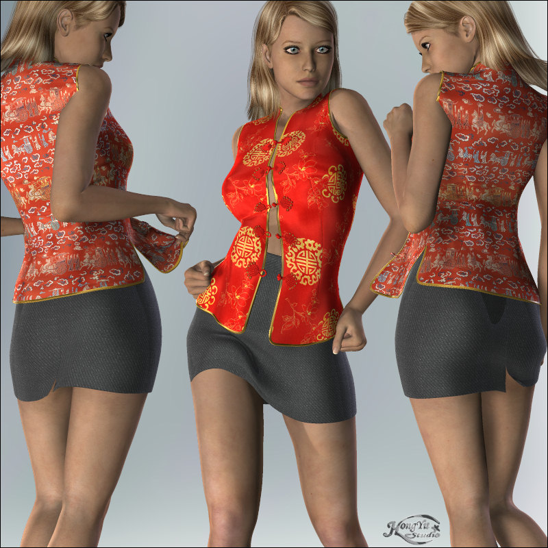 Hongyu's Cheongsam for V4 by N/A
