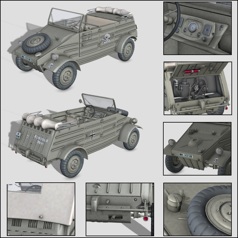 WW2 Kubelwagen 82 by N/A