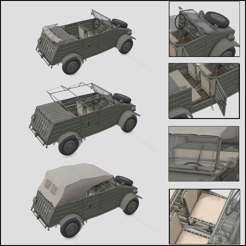 WW2 Kubelwagen 82 by N/A