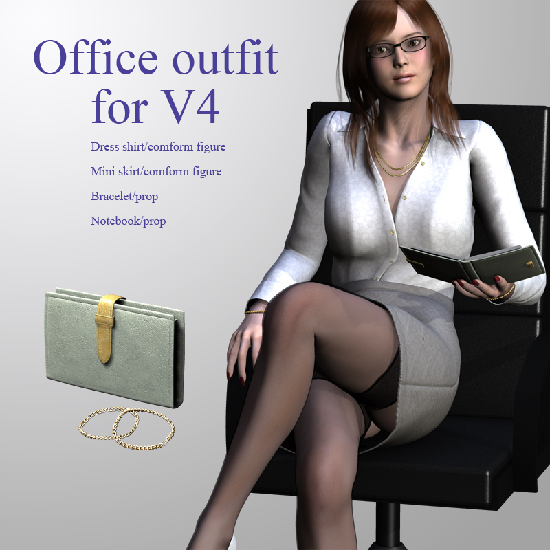 Office outfit for V4 by N/A