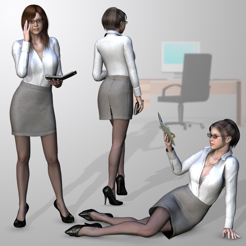 Office outfit for V4 by N/A