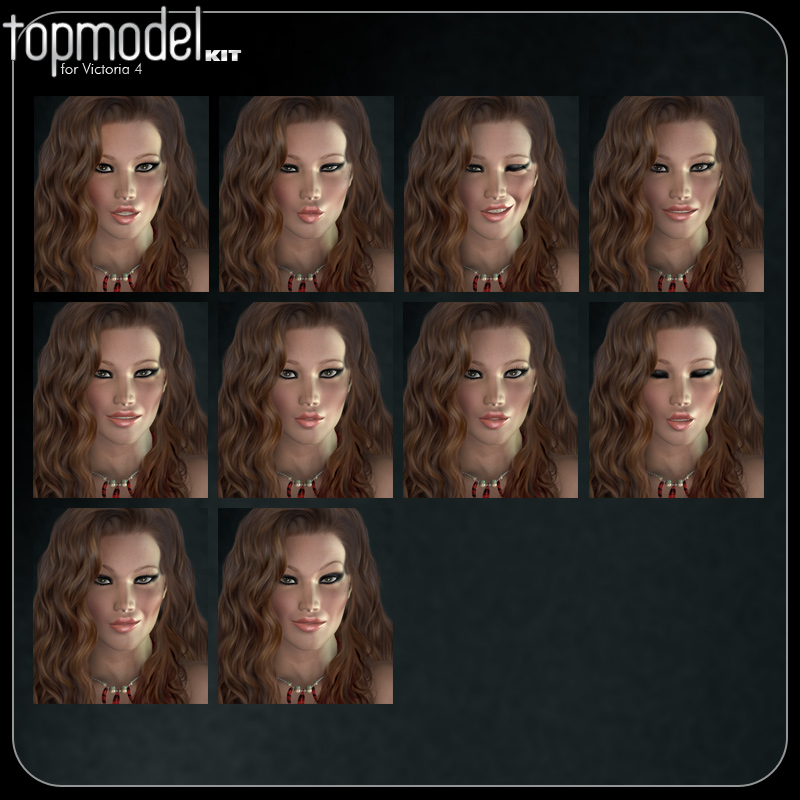 Topmodel Kit for V4 - Poses, Character, Props, Lights by N/A