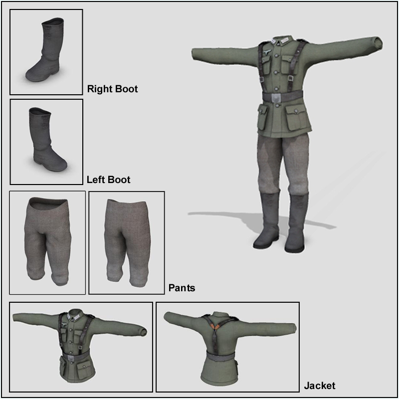 WW2 German Infantry M3 by N/A