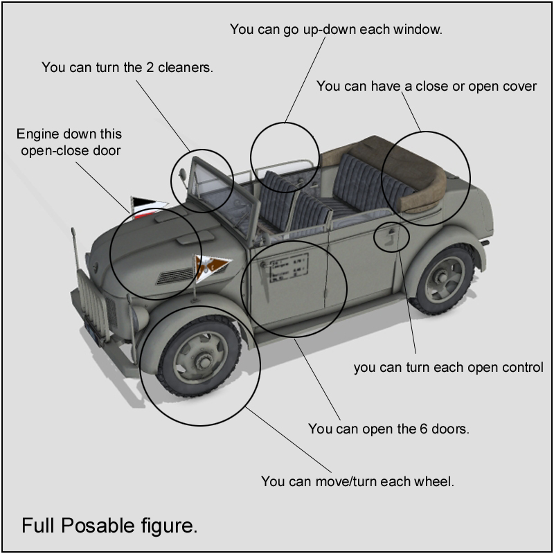 WW2 steyr 1500 command car by N/A