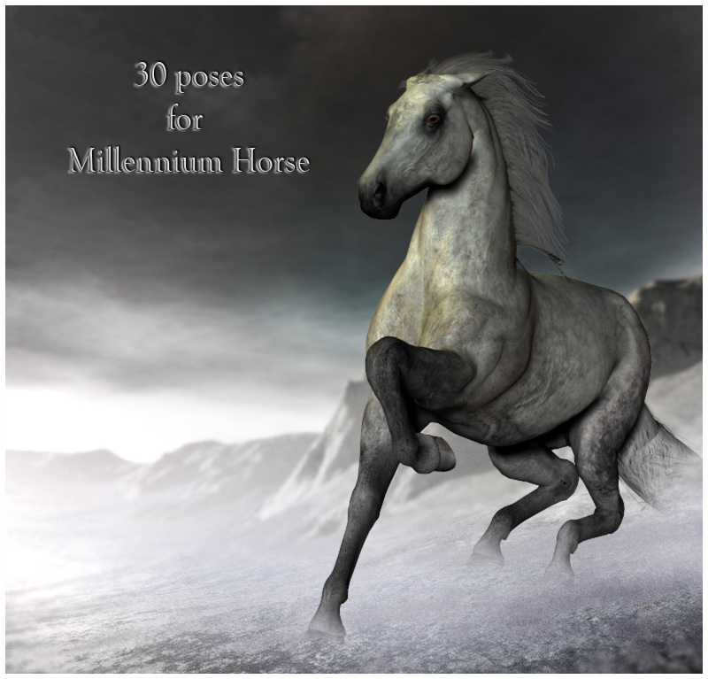 CG Horse Poses by N/A