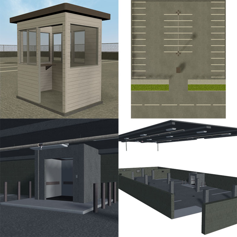 Poser Parking Set by N/A
