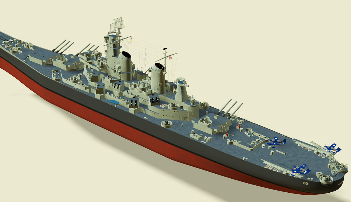 WW2 Battleship by N/A