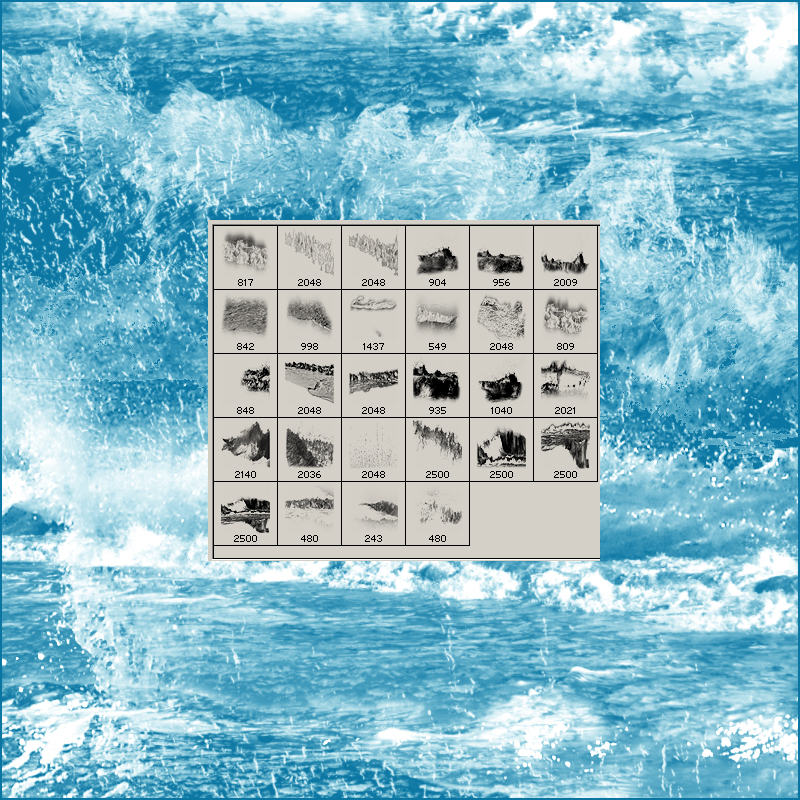 Waves/Ocean Brushes by N/A