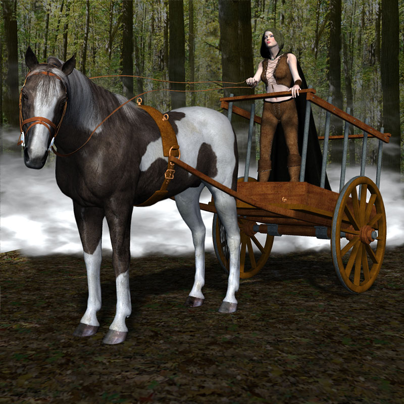Jail Wagon & Cart by N/A
