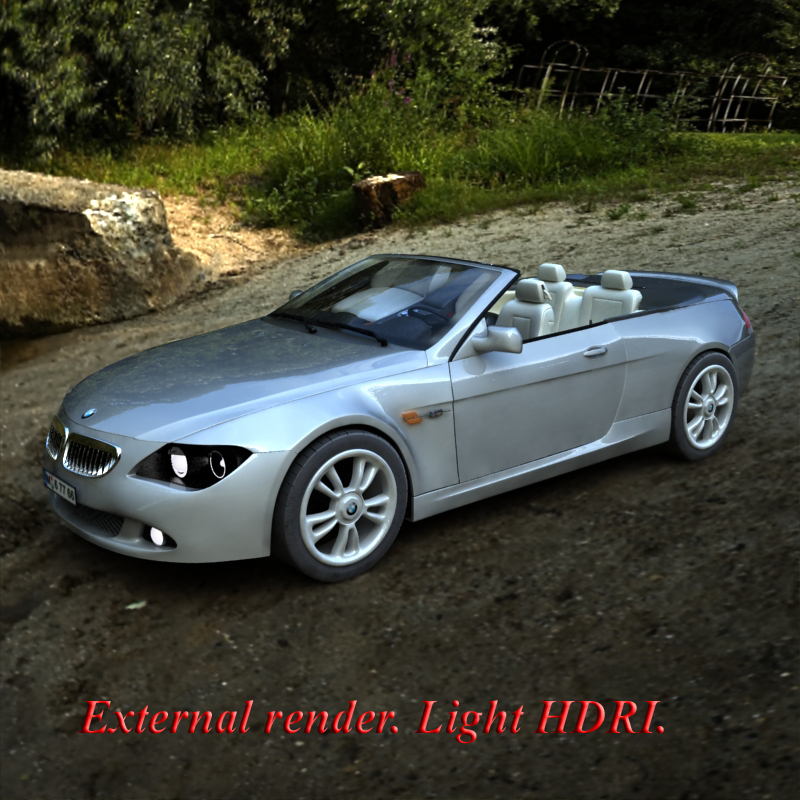 Convertible car + V4 car poses by N/A