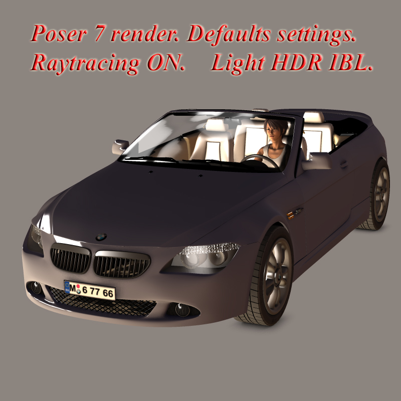 Convertible car + V4 car poses by N/A