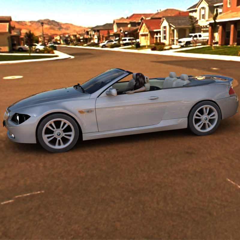 Convertible car + V4 car poses by N/A