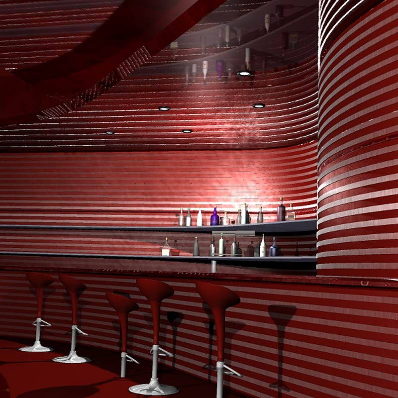 Stylish Lounge (Poser & Vue) by N/A