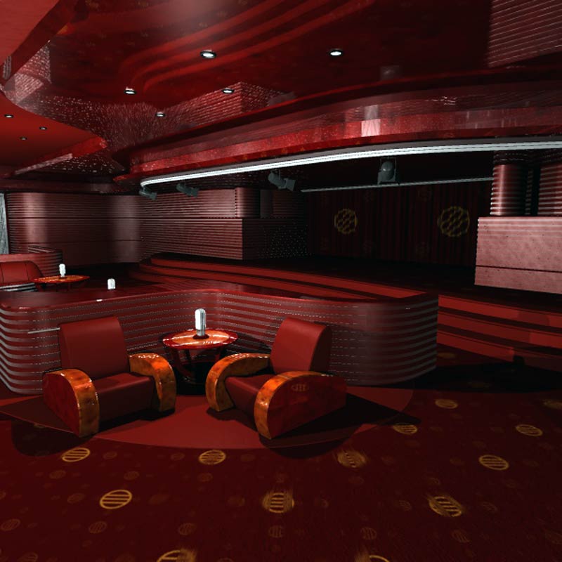 Stylish Lounge (Poser & Vue) by N/A