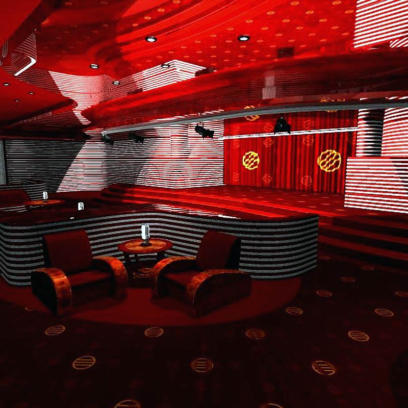 Stylish Lounge (Poser & Vue) by N/A
