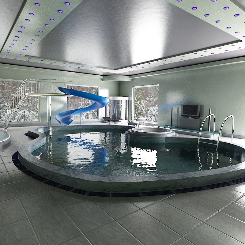 Home pool room by N/A