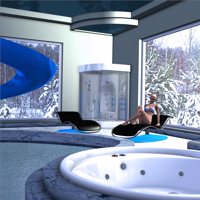Home pool room by N/A
