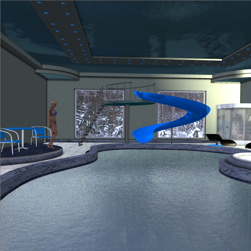 Home pool room by N/A